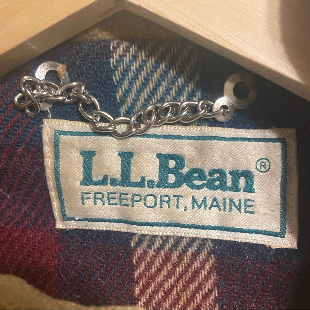 Ll Bean Vintage Wool Flannel Bomber Jacket